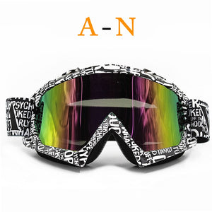 Adult Motocross Goggles Motorcycle Scooter ATV MX Off Road UV Protective Glasses Motorbike Cycling Helmet Spectacles