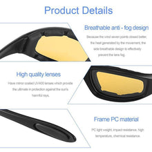 Load image into Gallery viewer, Motorcycle Glasses Windproof UV Protective Motorcycle Goggles Motor Riding Motorbike Motor Off-road Biker Ski Glasses
