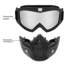 Load image into Gallery viewer, Motorcycle Glasses Motocross Motorbike Moto Goggles Detachable Goggle UV Protection Ski Bike for Halley Open Face Helmet Mask
