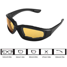 Load image into Gallery viewer, Motorcycle Glasses Windproof UV Protective Motorcycle Goggles Motor Riding Motorbike Motor Off-road Biker Ski Glasses
