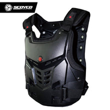 Load image into Gallery viewer, SCOYCO off-road motorcycle rider armor chest protector riding anti-fall Motocross Motorbike protective gear armor vest PP shell
