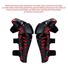 Load image into Gallery viewer, Motorcycle Knee Pads Men Motocross Racing Knee Guards Protective Gear Black Motorbike Protector Elbow Moto Kneecap Riding
