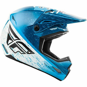 NEW Fly Racing MX 2020 Kinetic K120 Blue/White/Red Motocross DirtBike Helmet