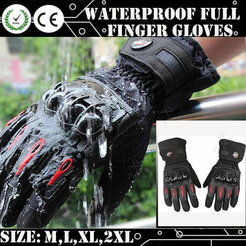 Pro-Biker Motorcycle Winter Sports Warm Thermal Waterproof Touch Screen Gloves