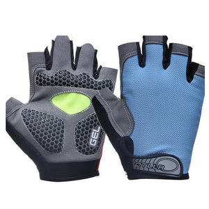 Road Mountain Bicycle Cycling Silicone GEL Half Finger Gloves Anti Skid MTB Bike