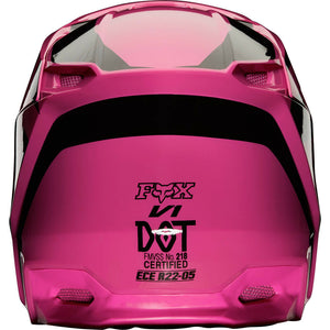 NEW Fox 2020 MX V1 Prix Pink Kids Dirtbike Motocross Riding Helmet