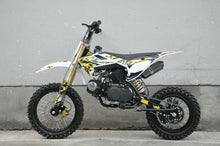 Load image into Gallery viewer, MMW 125CC PLUS DIRT TRAIL PIT MOTOR 2 WHEELS PRO BIKE Kick start YELLOW
