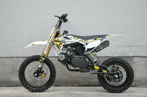 MMW 125CC PLUS DIRT TRAIL PIT MOTOR 2 WHEELS PRO BIKE Kick start YELLOW