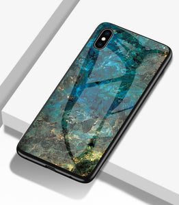 For iPhone SE 11 Pro Max XS Max XR 8 7 Case Shockproof Glass Marble Soft Cover