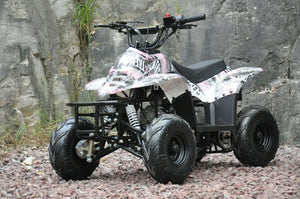 MMW 110CC sports Auto ATV QUAD Dirt Bike Gokart 4 Wheeler Buggy kids pink