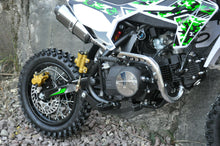 Load image into Gallery viewer, MMW 125CC PLUS DIRT TRAIL PIT MOTOR 2 WHEELS PRO BIKE Kick start GREEN
