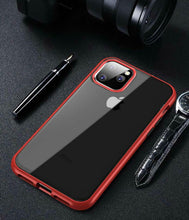 Load image into Gallery viewer, iPhone 11 Pro Max Clear Phone Case Shockproof Colour Bumper Slim Soft Cover
