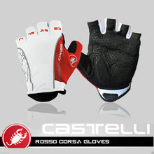 Load image into Gallery viewer, Genuine Castelli Half Finger Cycling Bicyle MTB Bike Gloves Anti Skid Silicone
