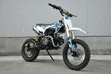 Load image into Gallery viewer, MMW 125CC PLUS DIRT TRAIL PIT MOTOR 2 WHEELS PRO BIKE Kick start BLUE
