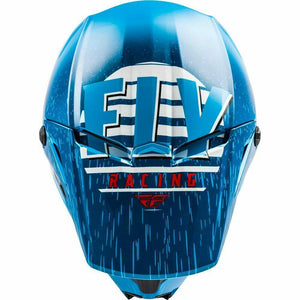 NEW Fly Racing MX 2020 Kinetic K120 Blue/White/Red Motocross DirtBike Helmet