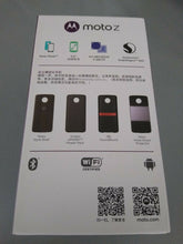 Load image into Gallery viewer, MOTOROLA MOTO Z BLACK, 64GB DUAL SIM, SNAPDRAGON 820, 4GB RAM, HD, XT1650-05 NEW
