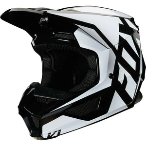 NEW Fox 2020 MX V1 Prix Black Kids Dirtbike Motocross Riding Helmet