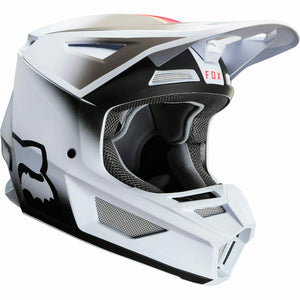 NEW Fox 2020 MX V2 Vlar White Dirtbike Motocross Riding Helmet