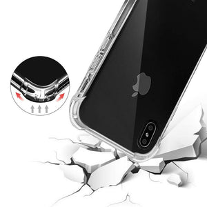 Shockproof Tough Gel Clear Case Cover for Apple iPhone 5 5s SE 6 6s 7 8 Plus 11