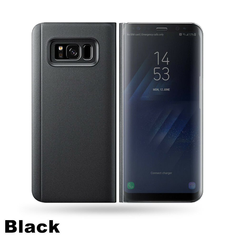 Slim Luxury Mirror Flip Shockproof Case for Samsung S20 S10 Plus Ultra Note 10