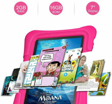 Load image into Gallery viewer, Kids Tablet Pro Android 9.0 OS 7&quot; IPS Display 2GB Ram with Kid-Proof Case Pink
