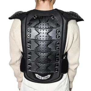 Children Chest Back Spine Protector Vest Skating Dirtbike Anti-Fall Gear M