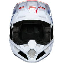 Load image into Gallery viewer, NEW Fox 2020 MX V2 Hayl Blue/Red Dirtbike Motocross Riding Helmet
