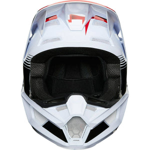 NEW Fox 2020 MX V2 Hayl Blue/Red Dirtbike Motocross Riding Helmet