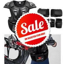 Load image into Gallery viewer, Anti-Fall Children Chest Back Spine Vest Skating Dirtbike Knee Wrist Elbow Pads
