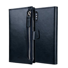 Load image into Gallery viewer, For iPhone 11/Pro/Max SE 2020 XS XR Zipper Leather Wallet Case Card Flip Cover
