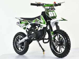 49CC MINI MOTOR DIRT BIKE KIDS POCKET ROCKET PEE WEE ATV 50CC CYCLE GREEN ORANGE