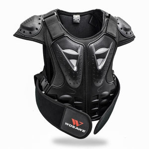 Anti-Fall Children Chest Back Spine Protector Vest Armor Skating Dirtbike Gear