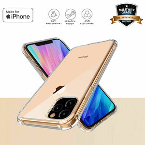 iPhone 11 Pro Max Clear Phone Case Shockproof Colour Bumper Slim Soft Cover