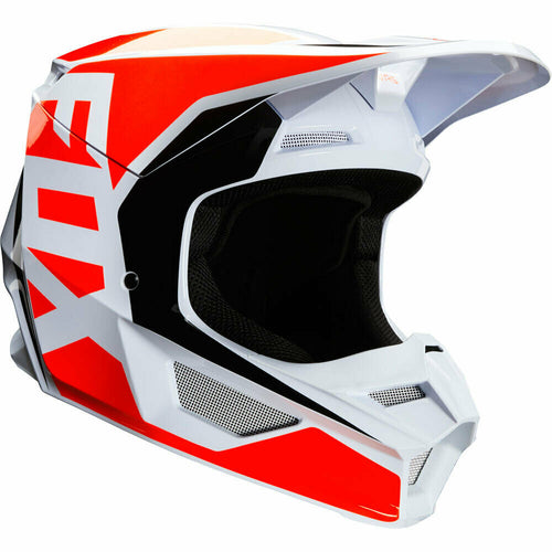 NEW Fox 2020 MX V1 Prix FLO Orange Dirtbike Motocross Riding Helmet