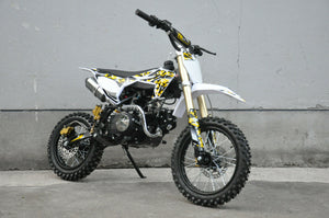 MMW 125CC PLUS DIRT TRAIL PIT MOTOR 2 WHEELS PRO BIKE Kick start YELLOW