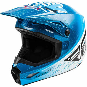 NEW Fly Racing MX 2020 Kinetic K120 Blue/White/Red Motocross DirtBike Helmet