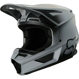 NEW Fox 2020 MX V2 Vlar Matte Black Kids Dirtbike Motocross Riding Helmet