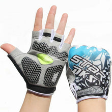 Load image into Gallery viewer, Road Mountain Bicycle Cycling Silicone GEL Half Finger Gloves Anti Skid MTB Bike
