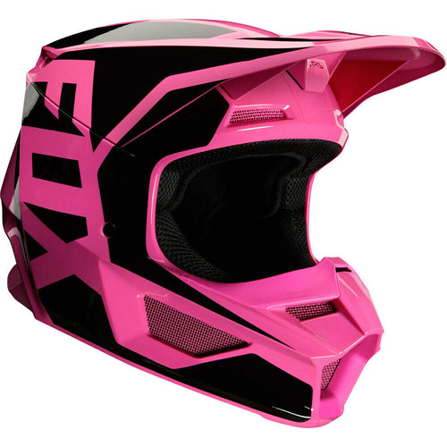 NEW Fox 2020 MX V1 Prix Pink Kids Dirtbike Motocross Riding Helmet