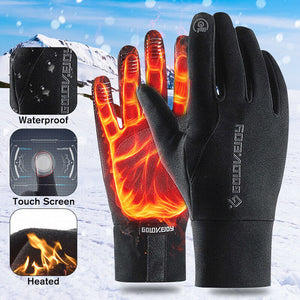 Motorcycle Touch Screen Waterproof Gloves Motorbike Winter Thermal Warm XL Size