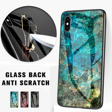 Load image into Gallery viewer, For iPhone SE 11 Pro Max XS Max XR 8 7 Case Shockproof Glass Marble Soft Cover
