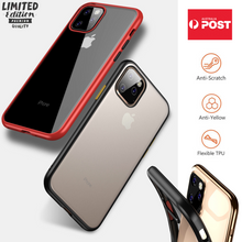 Load image into Gallery viewer, iPhone 11 Pro Max Clear Phone Case Shockproof Colour Bumper Slim Soft Cover
