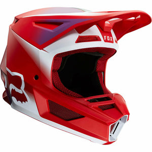 NEW Fox 2020 MX V2 Vlar Flame Red Dirtbike Motocross Riding Helmet