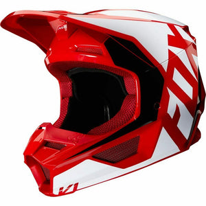 NEW Fox 2020 MX V1 Prix Flame Red Dirtbike Motocross Riding Helmet