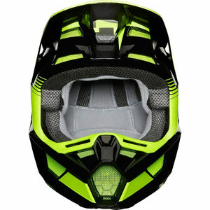 NEW Fox 2020 MX V2 Hayl FLO Yellow Kids Dirtbike Motocross Riding Helmet