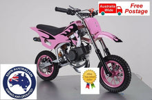 Load image into Gallery viewer, PINK 49CC MINI MOTOR DIRT BIKE KIDS POCKET ROCKET PEE WEE MOTORCYCLE ATV 50CC
