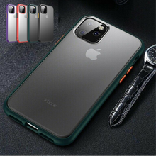 Load image into Gallery viewer, iPhone 11 Pro Max Clear Phone Case Shockproof Colour Bumper Slim Soft Cover
