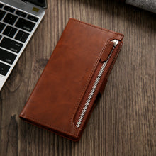 Load image into Gallery viewer, For Samsung S20/Plus/Ultra 5G S10/9 A20/30 Zipper Leather Wallet Case Card Cover
