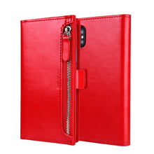 Load image into Gallery viewer, For iPhone 11/Pro/Max SE 2020 XS XR Zipper Leather Wallet Case Card Flip Cover
