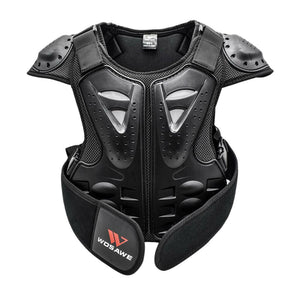 Children Chest Back Spine Protector Vest Skating Dirtbike Anti-Fall Gear M